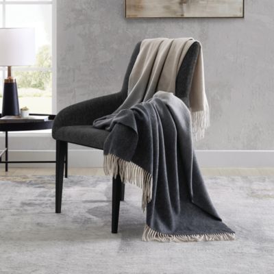 Ombré Gray Throw Michael Aram