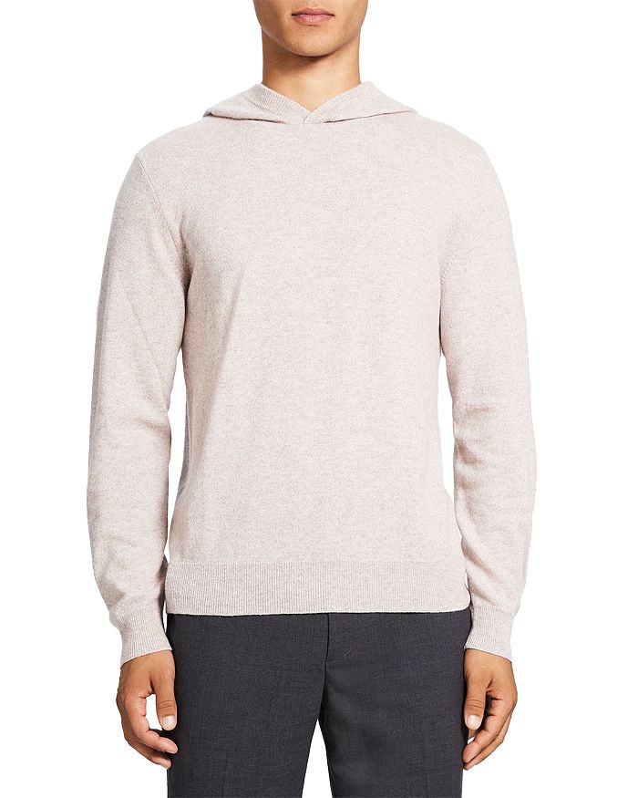 Theory Hilles Cashmere Pullover Hoodie | Bloomingdale's