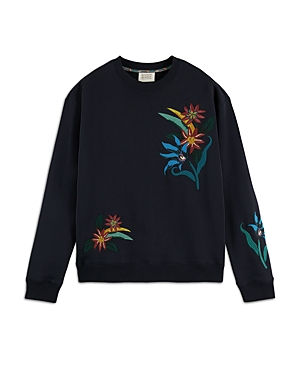 Scotch & Soda Worked Out Embroidered Crewneck Sweatshirt