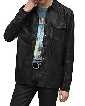 John Varvatos - Lionell Leather Shirt Jacket