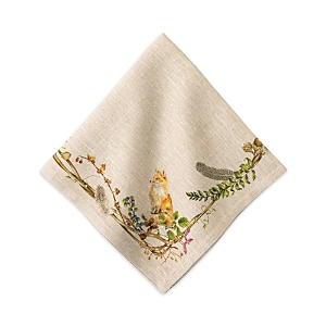 Juliska Forest Walk Cafe Au Lait Napkin with Animals