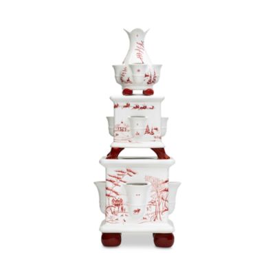 Juliska Country Estate Winter Frolic Ruby Tulipiere