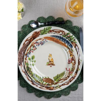 Forest Walk Caf&amp;eacute; Au Lait Dessert/Salad Plate, Assorted Set 4