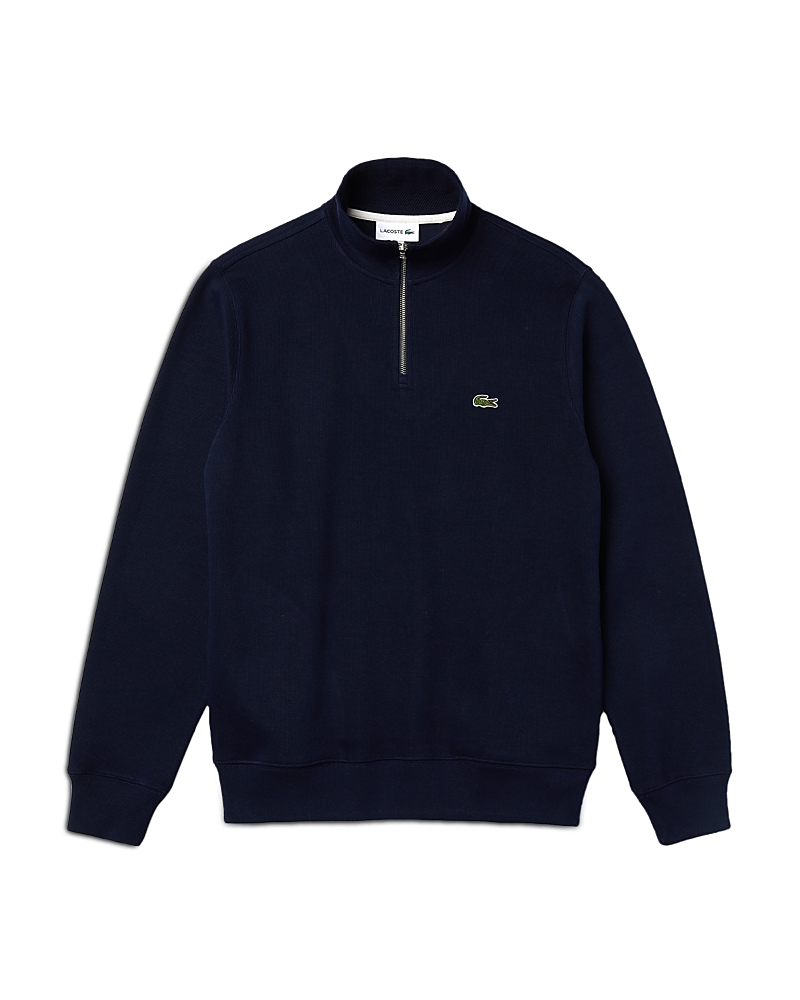 Lacoste Mock Neck Quarter Zip Pullover