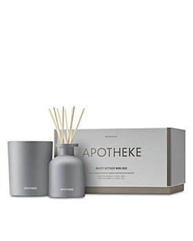 APOTHEKE - White Vetiver Candle and Diffuser Set