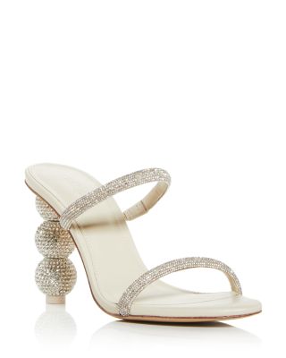 Cult Gaia - Women's Envi Embellished High Heel Slide Sandals
