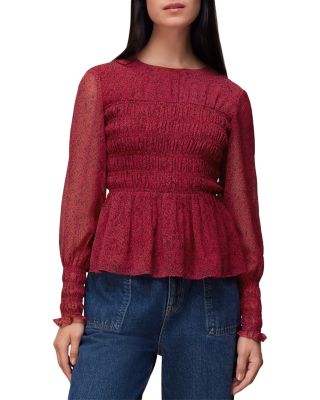 Whistles - Jenny Abstract Snake Print Top