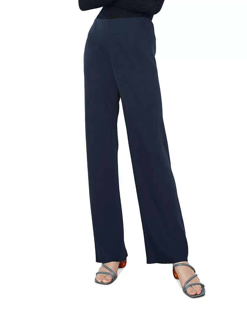 Vince High Waist Crepe Biased Pants