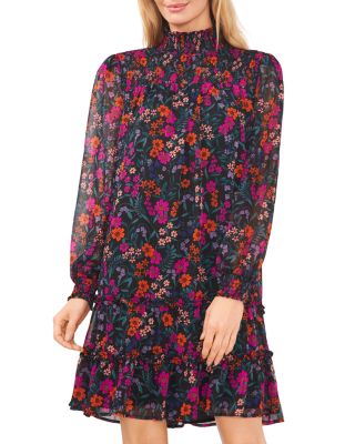 Cece floral print dress hotsell