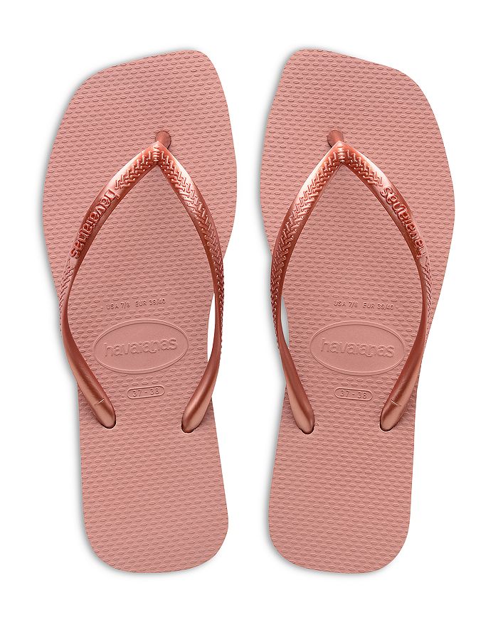 Slaapzaal Woordenlijst Gasvormig havaianas Women's Slim Square Toe Slip On Flip Flop Sandals | Bloomingdale's