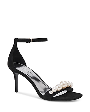 KATE SPADE WOMEN'S AVALINE ANKLE STRAP EMBELLISHED HIGH HEEL SANDALS