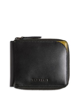 Ted Baker Finnie Corner Detail Zip Around Wallet | Bloomingdale's Men