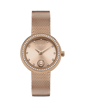 Shop Versus Lea Crystal Watch, 35mm In Pink/pink