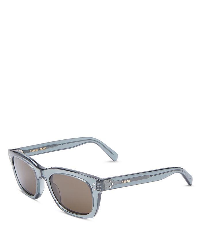 CELINE Bold 3 Dots Rectangular Sunglasses, 51mm Bloomingdale's
