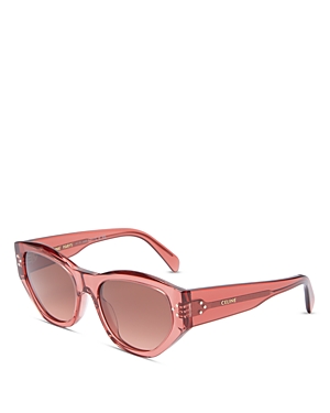 Shop CELINE Bold 3 Dots 54MM Butterfly Sunglasses