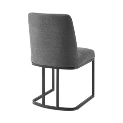  Amplify Sled Base Upholstered Fabric Dining Side Chair