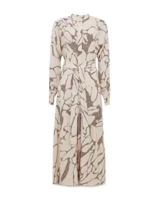 adelia midi dress Women's Adelia Pegged Back Slit Lace Midi Dress S/M/L/Customize White MEAN BLVD White / Customize