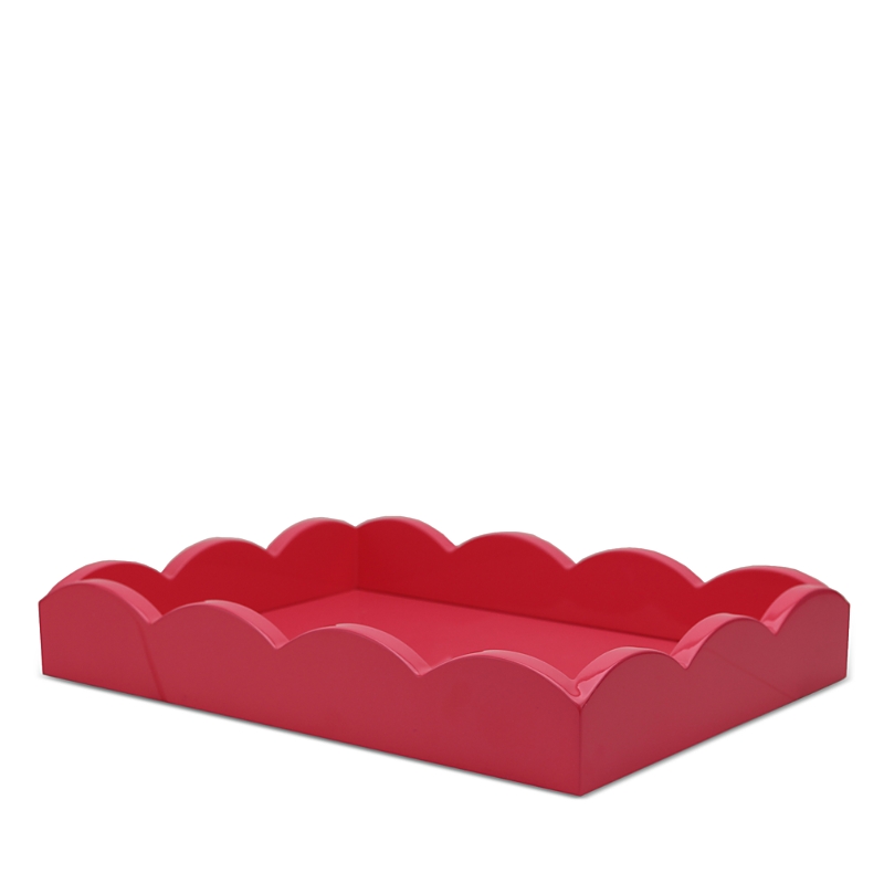 Addison Ross Small Lacquered Scalloped Tray