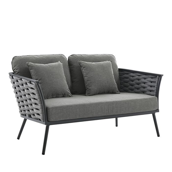 Modway Stance Outdoor Patio Aluminum Loveseat Bloomingdale's