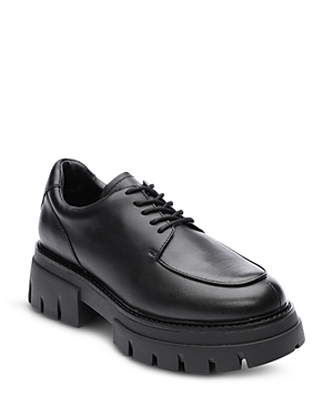 ASH WOMEN'S LAB OXFORD LACE UP PLATFORM FLATS