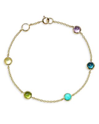 IPPOLITA - 18K Yellow Gold Lollipop&reg; Multi-Stone Station Bracelet