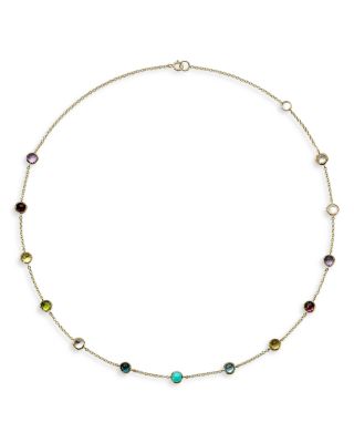 IPPOLITA - 18K Yellow Gold Lollipop&reg; Multi-Stone Collar Necklace, 16-18"