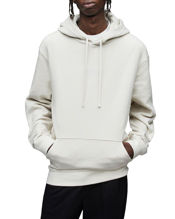 ALLSAINTS Refract Cotton Logo Print Relaxed Fit Hoodie | Bloomingdale's