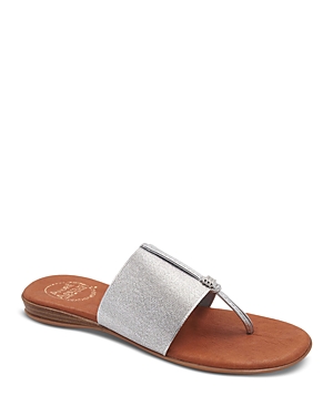 Andre Assous André Assous Nice Featherweights™ Slide Sandal In Silver