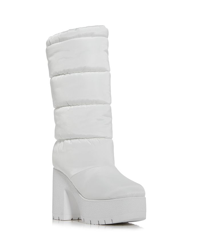 Jeffrey Campbell - Jeffrey Campbell Women's Snow Doubt Platform Block Heel Cold Weather Boots