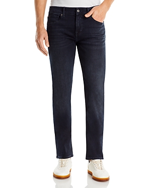7 FOR ALL MANKIND SLIMMY SLIM FIT JEANS IN PRINCIPLE BLACK