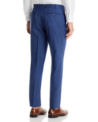 Capri M&eacute;lange Solid Slim Fit Dress Pants