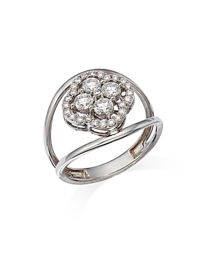 Bloomingdale's Diamond Clover Ring in 14K White Gold, 0.75 ct. t.w. - 100% Exclusive