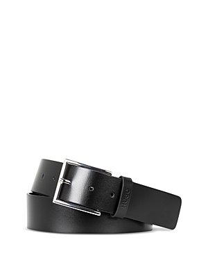 Hugo Boss Men's Giaspo Leather Belt In Black