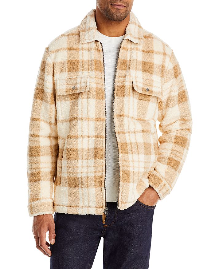 Tommy Bahama Woodside Plaid Fleece Jacket Bloomingdale s