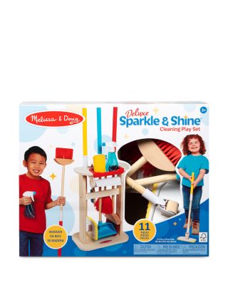 Deluxe Sparkle & Shine Cleaning Play Set - Ages 3+