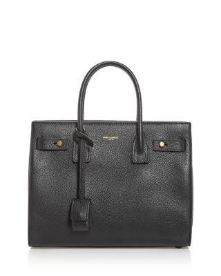 Saint Laurent Sac de Jour Leather Shoulder Bag
