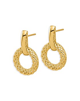 Bloomingdale's - Circle Mesh Earrings in 14K Yellow Gold - 100% Exclusive