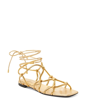 Valentino Garavani Women's Rockstud Gladiator Flat Sandals