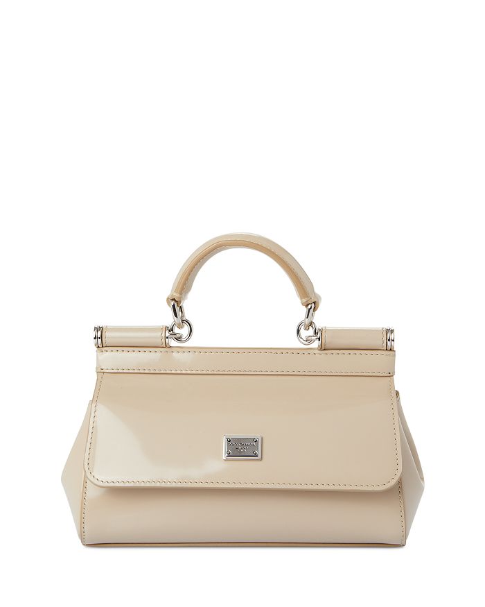 Dolce & Gabbana Small Sicily Bag in Polished Calfskin | Bloomingdale's