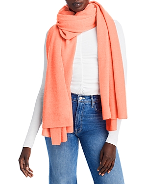 C By Bloomingdale's Cashmere Travel Wrap - 100% Exclusive In Cantalope