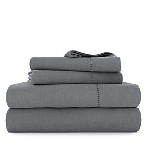 Rebecca Minkoff Soft Luxury Linen Blend Sheet Set In Grey