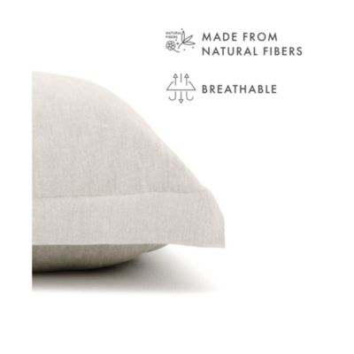 Soft Linen Blend Euro Sham