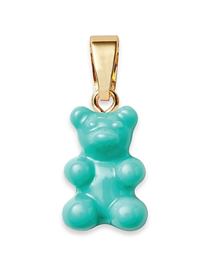 Crystal Haze Jewelry Nostalgia Bear Pendant In Blue