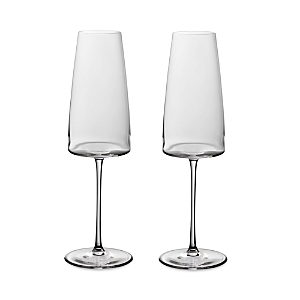 Shop Villeroy & Boch Metro Chic Champagne Flute, Set Of 2 In Clear
