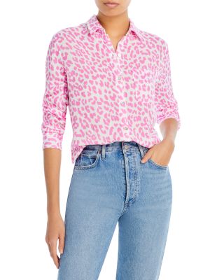 leopard print pink shirt