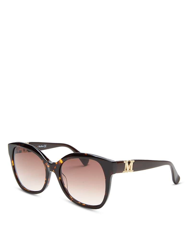 Max Mara Emme Butterfly Sunglasses, 56mm In Havana/brown