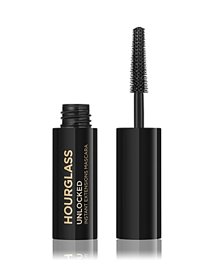 Shop Hourglass Unlocked Instant Extensions Mascara, Travel Size In Ultra Black