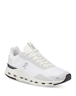 Shop On Women's Cloudnova Form Lace Up Running Sneakers In White/black