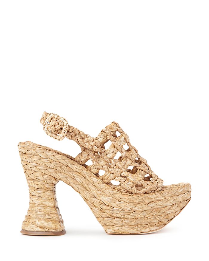 Paloma metallic heel platform sandal 2025