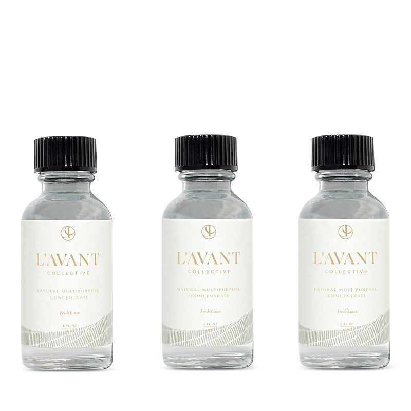 L'avant Collective Multipurpose Concentrate, Fresh Linen Refill - Pack Of 3 In White